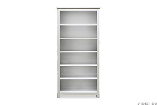 Стеллаж "Рауна" 20 (узкий); белый воск