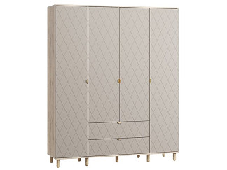 Распашной шкаф Теджонс 4-185x224 Ромб Латте/Дуб Ирландский