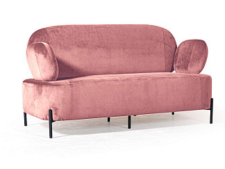 Орматек с металлическими опорами Dream (Ткань: Велюр Barkhat 15 Розовый) 73x152
