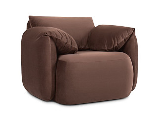 Кресло Тут Рядом Обнимаемся Велюр Коричневый