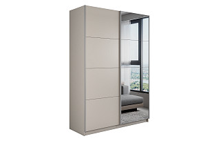 Шкаф-купе Lux 2-х-дв. кашемир/зеркало