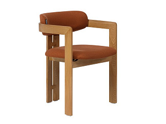 Стул Теодор-2 Рогожка Терракотовый/Натуральный