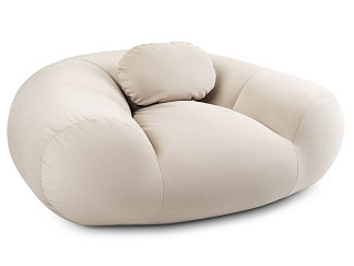 Пуф Тут Рядом Красавчик Мини Велюр Молочный