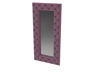 Зеркало Verda Luxe (Ткань: Микровелюр Manhattan Ягодный пломбир) 100x6