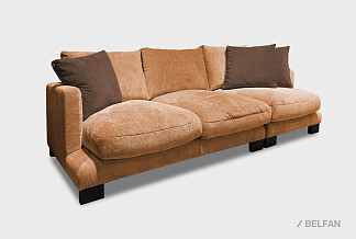 "Леформ" диван 3-х модульный; нераскл.; 15L25R; венге; Antikvar 165+Antikvar 165+Antikvar 503+Antikvar 503 (гр.4/МТХ)