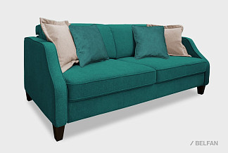 "Gabrisa" диван 3-х местный; раскл.; 3М; "Тик-так" (1450х2100); венге; 30175(1)+30167(1)+30175(1) (гр. 1)