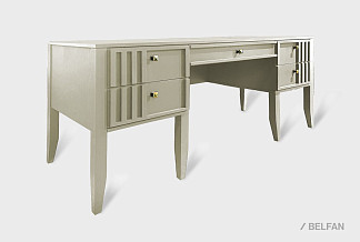 Стол письменный "Чикаго" (2 тумбы); агат