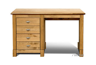 Стол письменный "Рауна" 04 (1 тумба); бейц-масло