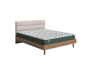 Кровать Орматек Albero Soft New (Ткань/Массив (береза) Антик (береза)/Diva Нюд) 200x190