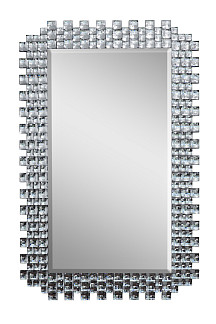 50SX-9192 Зеркало прямоуг. рама с зеркальными вставками 120*77cм