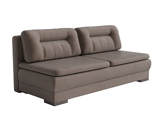 Орматек Диван-кровать Easy Home Base Middle (Ткань: Велюр Forest 16 Коричневый) 150x200