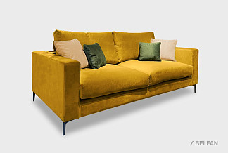 "Мэттью-2" диван 3-х местный; раскл.; 3М; "Тик-так" (1960x1570); марципан; Tiffany 34+Tiffany 02+Tiffany 38 (гр. 1) МТХ