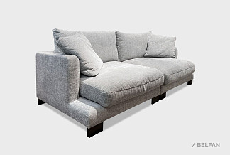 "Леформ" диван 2-х модульный; 1L+1R; венге; Flow 05+Flow 05+Flow 05 (гр. 4/Инстрой)