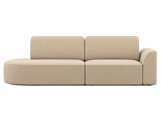Диван модульный Спейс-М 1 Velvet Beige