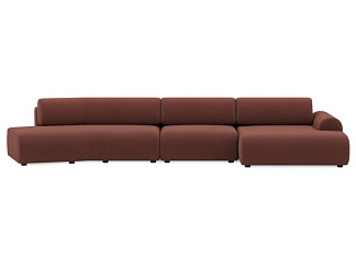 Диван модульный Маиль-4 Textile Marsala