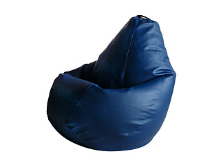 Кресло Кресло-мешок Seat (Экокожа Синий) 85x85