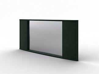 Зеркало Орматек настенное Vittoria (Ткань: Микровелюр Laska 19 Папоротник) 132x8