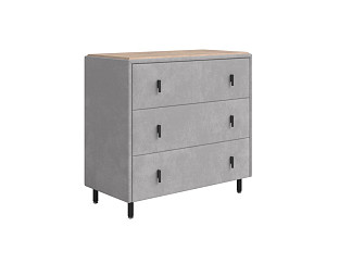 Комод Орматек Sofix (Велюр/ЛДСП Laska 05 Утренний туман/Бунратти) 92x46