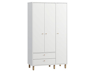 Распашной шкаф Лэтти 3-105x190 Белый