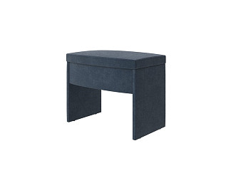 Пуфик Орматек Пуф Vittoria (Ткань: Велюр Sohu Джинс) 57x39