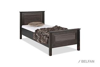 Кровать "Рауна" 90; без основания, без матраса; (900x2000); колониал