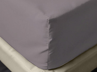 Простыня Орматек на резинке Colors New (Сатин Серый) 90x200