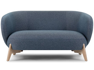 Диван прямой Тилар Textile Blue