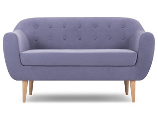 Диван прямой Роттердам Velvet Violet