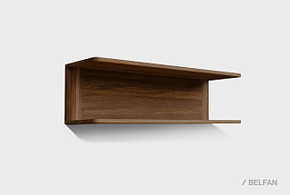 Полка настенная "Норд" 108; графит