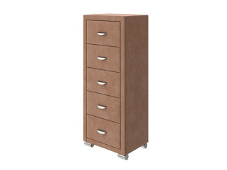 Комод Орматек OrmaSoft 2 (5 ящиков) (Ткань: Микровелюр Manhattan Брауни) 50x40