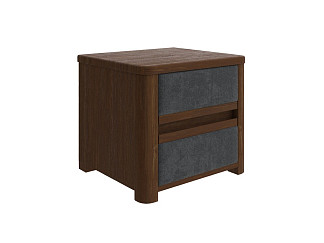 Тумба Орматек Wood Soft (Мокко (сосна) с брашированием/Sohu Графит) 45x40