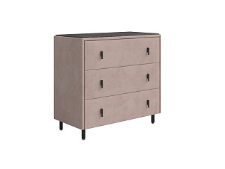 Комод Орматек Sofix (Велюр/ЛДСП Teddy 014 Шоколадный бисквит/Дуб Кантербери) 92x46