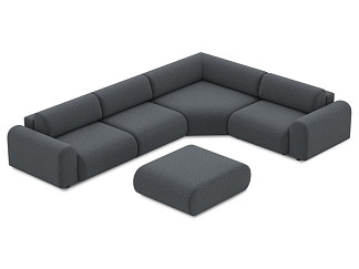 Диван модульный Маиль-6 Textile Grafit