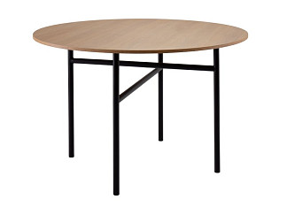 Кухонный стол Грейтон 120 Древесный натуральный/Черный