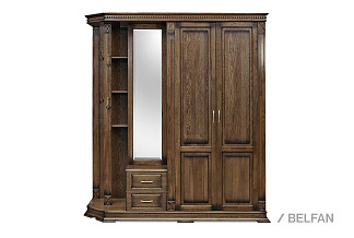 Шкаф комбинированный "Верди Люкс" 1; дверь справа; венге