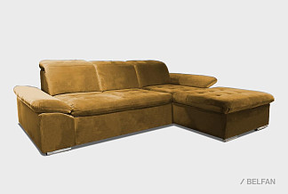 "Престон" диван с оттоманкой; раскл.; 2ML8MR; "Дельфин" (1940х1360); 87(1) (гр. 1)