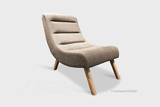 "Ронда" кресло; нераскл.; 12; лак; Nashvill 04(гр. 3/МТХ)