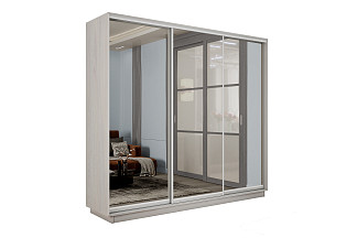 Шкаф-купе Премиум 210х240х60 / Ясень Анкор светлый