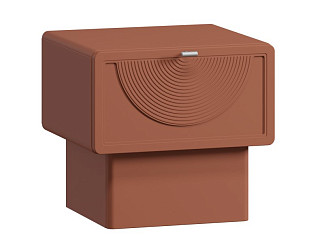 Тумба прикроватная Монсон 1.1-45x42 Терракотовый