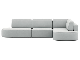 Диван модульный Спейс-М 3 Lazy Silver