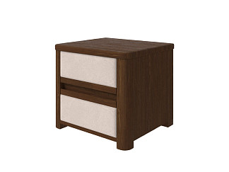 Тумба Орматек Wood Soft (Ткань/Массив (сосна) Мокко (сосна) с брашированием/Ultra Суфле) 45x40
