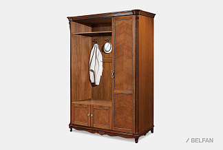 Шкаф комбинированный "Алези 1" (левый); античная бронза