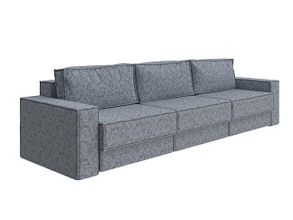 Орматек Диван-кровать Porto Hard трехсекционный (Ткань: Рогожка Levis 85 Серый) 295x157