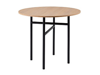 Кухонный стол Грейтон 90 Древесный натуральный/Черный