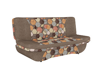 Диван-кровать Shape (Ткань Geometry Brown / Savana Latte) 130x196