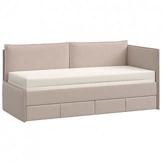 Кровать-диван раскладной 90/180х200 Sona Flash светлый
