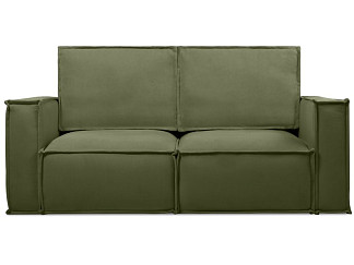 Диван прямой Эби Мини Вельвет Оливковый