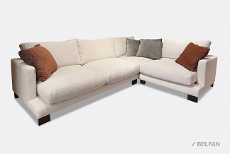 "Леформ" диван угловой; нераскл.; 2L901R; правый; венге; Ideal Miilk 10+Ideal Miilk 10+Ideal col. Vizon (col.13)+Ideal col. Bakir (col.14) (гр.2/Турци