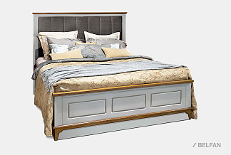 Кровать "Brianson"; без основания, без матраса; (1800x2000); муссон+дуб; Italia 26