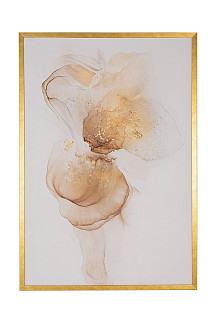 89VOR-AQUARELLE4 Холст "Лик нежности" 70*100 см, багет золото